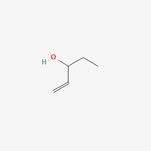 molecular formula C5H10O B1202030 1-戊烯-3-醇 CAS No. 616-25-1