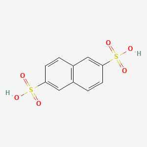 B1202031 Naphthalene-2,6-disulfonic acid CAS No. 581-75-9