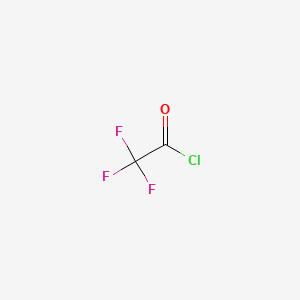 molecular formula C2ClF3O B1202037 Trifluoroacetyl chloride CAS No. 354-32-5