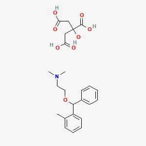 molecular formula C24H31NO8 B1202039 Orphenadrine Citrate CAS No. 4682-36-4
