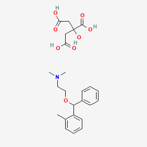molecular formula C24H31NO8 B1202039 Orphenadrine citrate CAS No. 4682-36-4