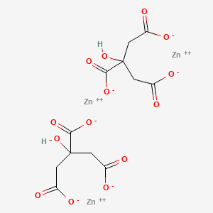 molecular formula C6H8O7Zn B1202053 Zinc citrate CAS No. 546-46-3