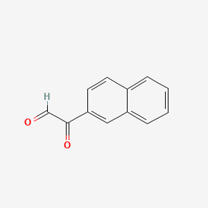 molecular formula C12H8O2 B1202059 2-(naphthalen-2-yl)-2-oxoacetaldehyde CAS No. 22115-06-6