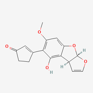molecular formula C16H14O5 B1202068 Aflatoxin D1 CAS No. 52373-83-8