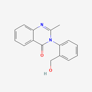 4(3H)-Quinazolinone, 3-(alpha-hydroxy-o-tolyl)-2-methyl-