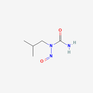 molecular formula C5H11N3O2 B1202080 N-Isobutyl-N-nitrosourea CAS No. 760-60-1