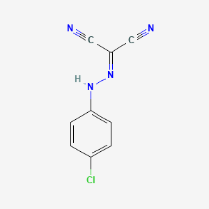 molecular formula C9H5ClN4 B1202082 Carbonylcyanide 4-chlorophenylhydrazone CAS No. 946-76-9