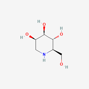 molecular formula C6H13NO4 B1202084 1-Deoxymannojirimycin CAS No. 84444-90-6