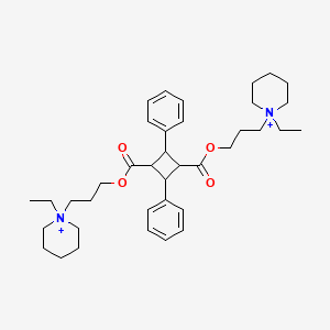 molecular formula C38H56N2O4+2 B1202086 Anatruksonium CAS No. 76333-66-9