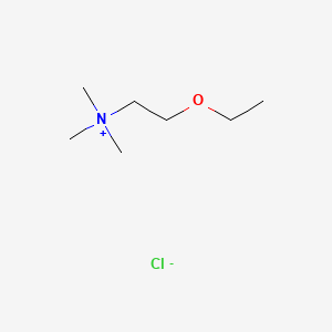 molecular formula C7H18ClNO B1202091 Choline, ethyl ether, hydrochloride CAS No. 6343-89-1