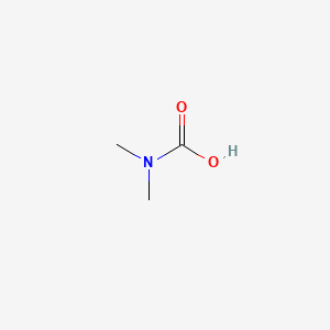 molecular formula C3H7NO2 B1202106 Dimethylcarbamic acid CAS No. 7260-94-8