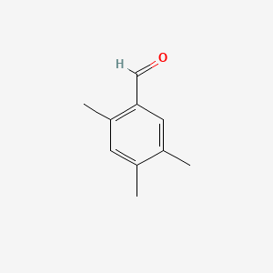 molecular formula C10H12O B1202114 2,4,5-Trimethylbenzaldehyde CAS No. 5779-72-6