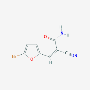 3-(5-Bromo-furan-2-yl)-2-cyano-acrylamide