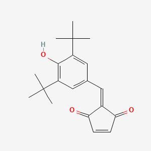 2-((3,5-di-tert-Butyl-4-hydroxyphenyl)-methylene)-4-cyclopentene-1,3-dione