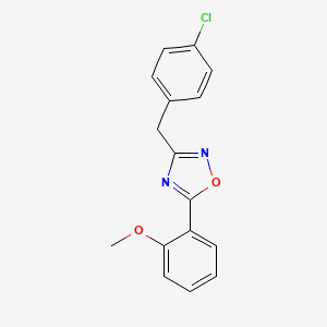 3-(4-Chlorobenzyl)-5-(2-methoxyphenyl)-1,2,4-oxadiazole