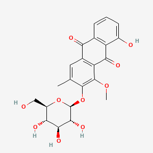 molecular formula C22H22O10 B1202133 Gluco-Obtusifolin CAS No. 120163-18-0