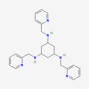 molecular formula C24H30N6 B1202142 Tachpyr CAS No. 177660-40-1