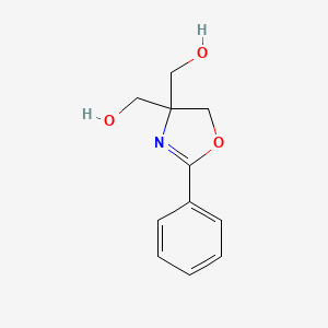 4,4(5h)-Oxazoledimethanol, 2-phenyl-