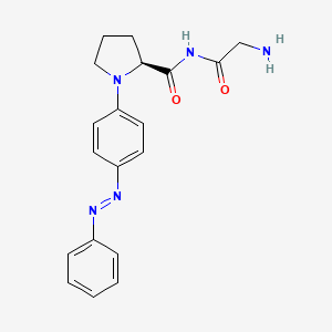 (2S)-N-(2-aminoacetyl)-1-(4-phenyldiazenylphenyl)pyrrolidine-2-carboxamide