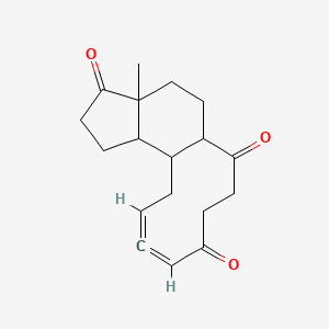 molecular formula C18H22O3 B1202159 CID 191555 CAS No. 60398-18-7