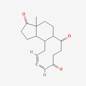 molecular formula C18H22O3 B1202159 (4R)-5,10-secoestra-4,5-diene-3,10,17-trione CAS No. 60398-18-7