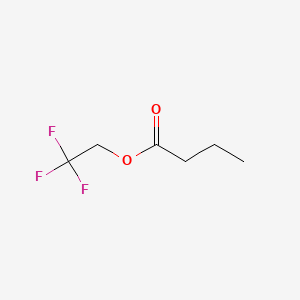 molecular formula C6H9F3O2 B1202167 2,2,2-Trifluoroethyl butyrate CAS No. 371-27-7