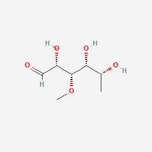 molecular formula C7H14O5 B1202168 6-Deoxy-3-o-methylglucose CAS No. 4598-54-3