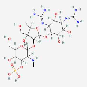 molecular formula C21H42N7O15P B1202169 3''-Phosphoryldihydrostreptomycin CAS No. 33419-36-2