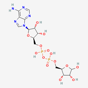 molecular formula C15H23N5O14P2 B1202179 ADP-D-ribose 