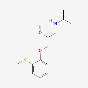 molecular formula C13H21NO2S B1202185 Tiprenolol CAS No. 13379-86-7