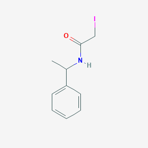 molecular formula C10H12INO B12021906 2-iodo-N-(1-phenylethyl)acetamide 