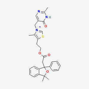 molecular formula C30H32N3O4S+ B1202204 Dppaaoe CAS No. 99447-45-7