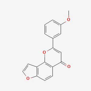 molecular formula C18H12O4 B1202214 Pongol methyl ether 