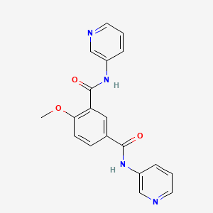 4-methoxy-N1,N3-bis(3-pyridinyl)benzene-1,3-dicarboxamide