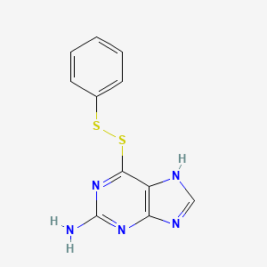 6-(Phenyldithio)-1H-purin-2-amine