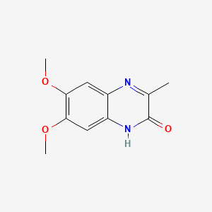 B1202232 2-Hydroxy-6,7-dimethoxy-3-methylquinoxaline CAS No. 5762-66-3