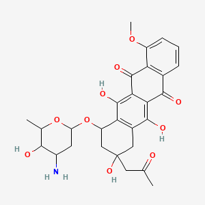 molecular formula C28H31NO10 B1202236 Feudomycin B CAS No. 79438-97-4