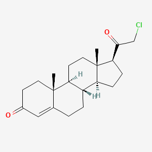 molecular formula C21H29ClO2 B1202237 21-Chloroprogesterone CAS No. 26987-64-4