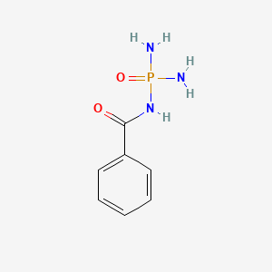 molecular formula C7H10N3O2P B1202242 N-Benzoylphosphotriamide CAS No. 27809-58-1