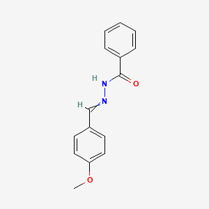 molecular formula C15H14N2O2 B1202256 n'-(4-Methoxybenzylidene)benzohydrazide 