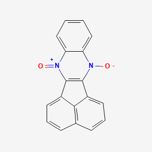 molecular formula C18H10N2O2 B1202257 Acenaphtho(1,2-b)quinoxaline, 7,12-dioxide CAS No. 26801-94-5
