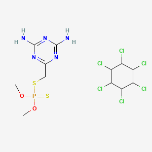 molecular formula C12H18Cl6N5O2PS2 B1202269 Abol-X CAS No. 107959-15-9