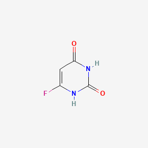 molecular formula C4H3FN2O2 B1202273 6-Fluorouracil CAS No. 591-36-6