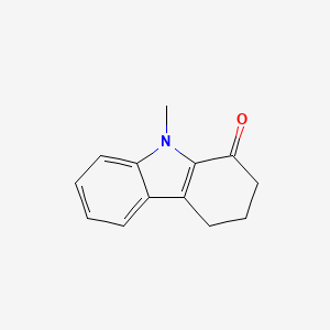 molecular formula C13H13NO B1202286 9-methyl-2,3,4,9-tetrahydro-1H-carbazol-1-one CAS No. 1485-19-4