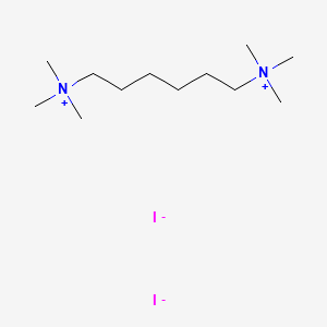 molecular formula C12H30I2N2 B1202297 Hexamethonium iodide CAS No. 870-62-2