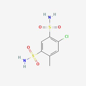 molecular formula C7H9ClN2O4S2 B1202309 Disulfamide CAS No. 671-88-5