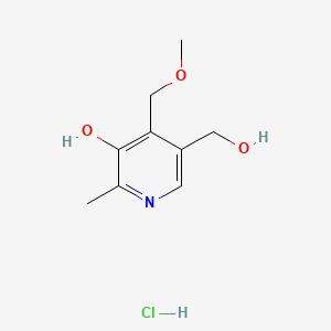 3-Pyridinemethanol, 5-hydroxy-4-(methoxymethyl)-6-methyl-, hydrochloride