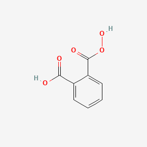 molecular formula C8H6O5 B1202320 2-carboperoxybenzoic acid CAS No. 2311-91-3