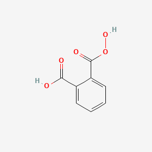 molecular formula C8H6O5 B1202320 Benzenecarboperoxoic acid, 2-carboxy- CAS No. 2311-91-3