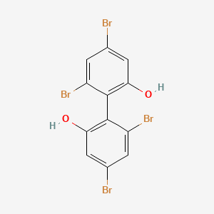 molecular formula C12H6Br4O2 B1202321 4,4',6,6'-Tetrabromo-2,2'-biphenyldiol CAS No. 14957-65-4